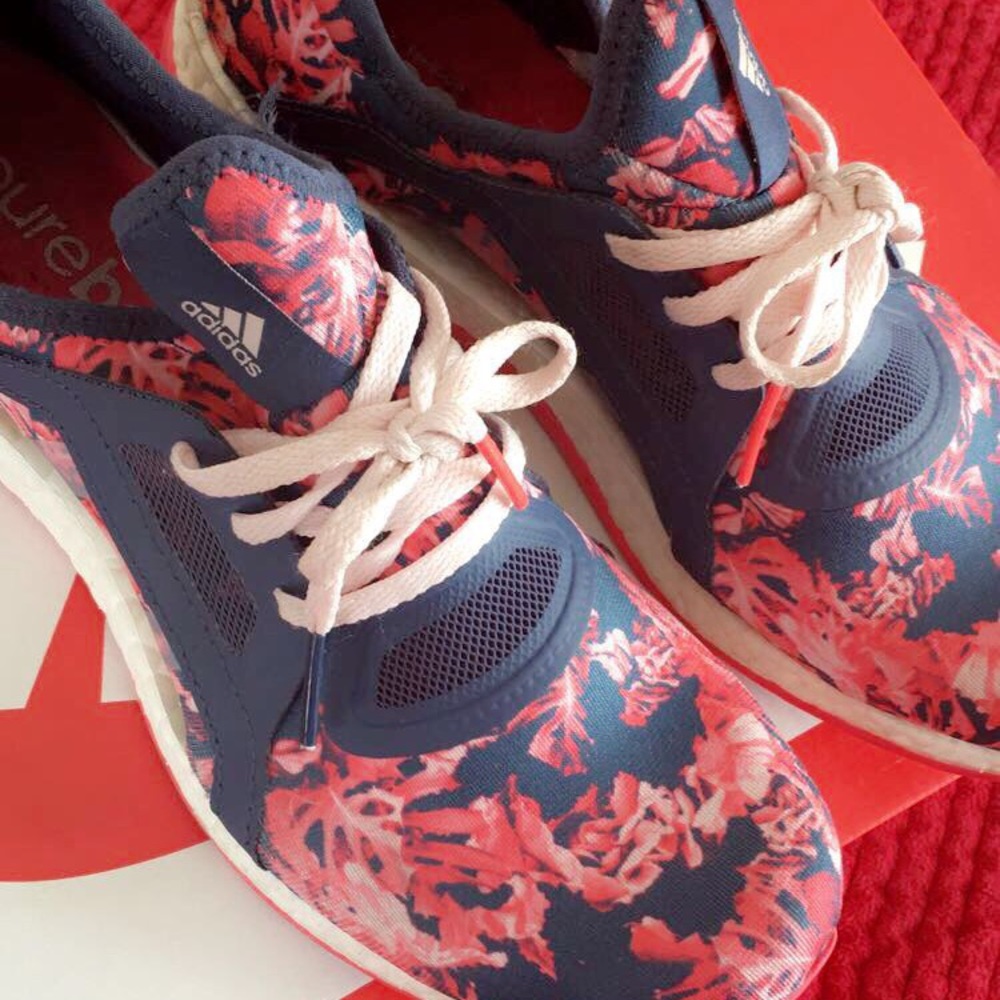 Adidas Pure Balance flower printed sneaker